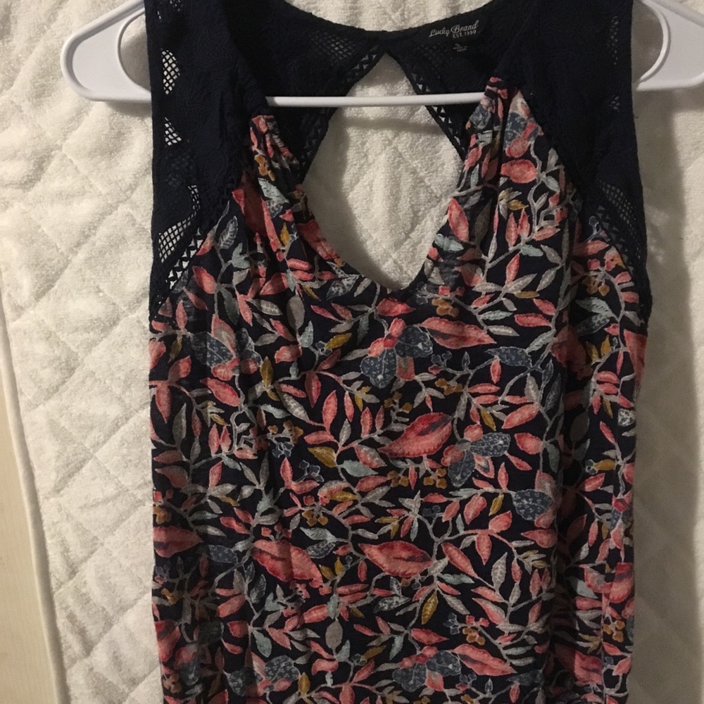 Lucky Brand Small  Floral Tank